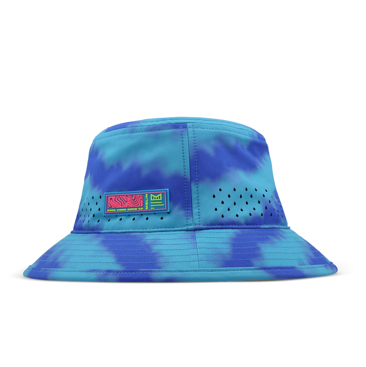 Caddy Neon Tie Dye Hydro - Electric Blue